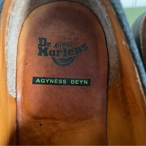 Dr. Martens x Agyness Deyn AGGY BLUCHER in Navy Leather - Picture 7 of 13